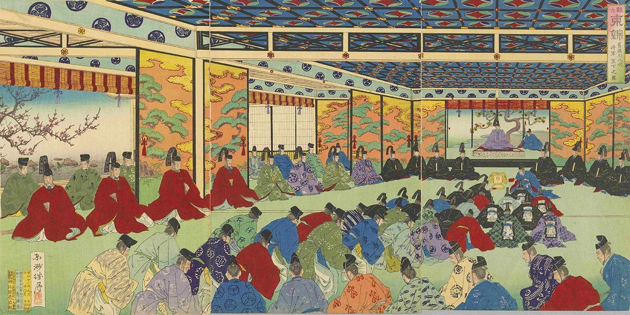 Quang cảnh lễ đăng quang của Tokugawa Yoshimune kieu-ngoi-ngay-xua